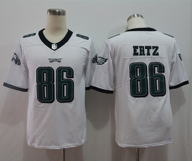 Men's Philadelphia Eagles Zach Ertz #86 White Jersey